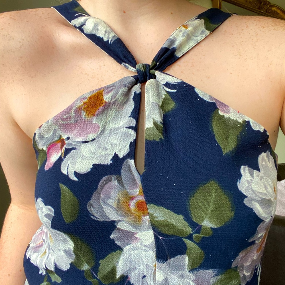 Floral Navy Dress